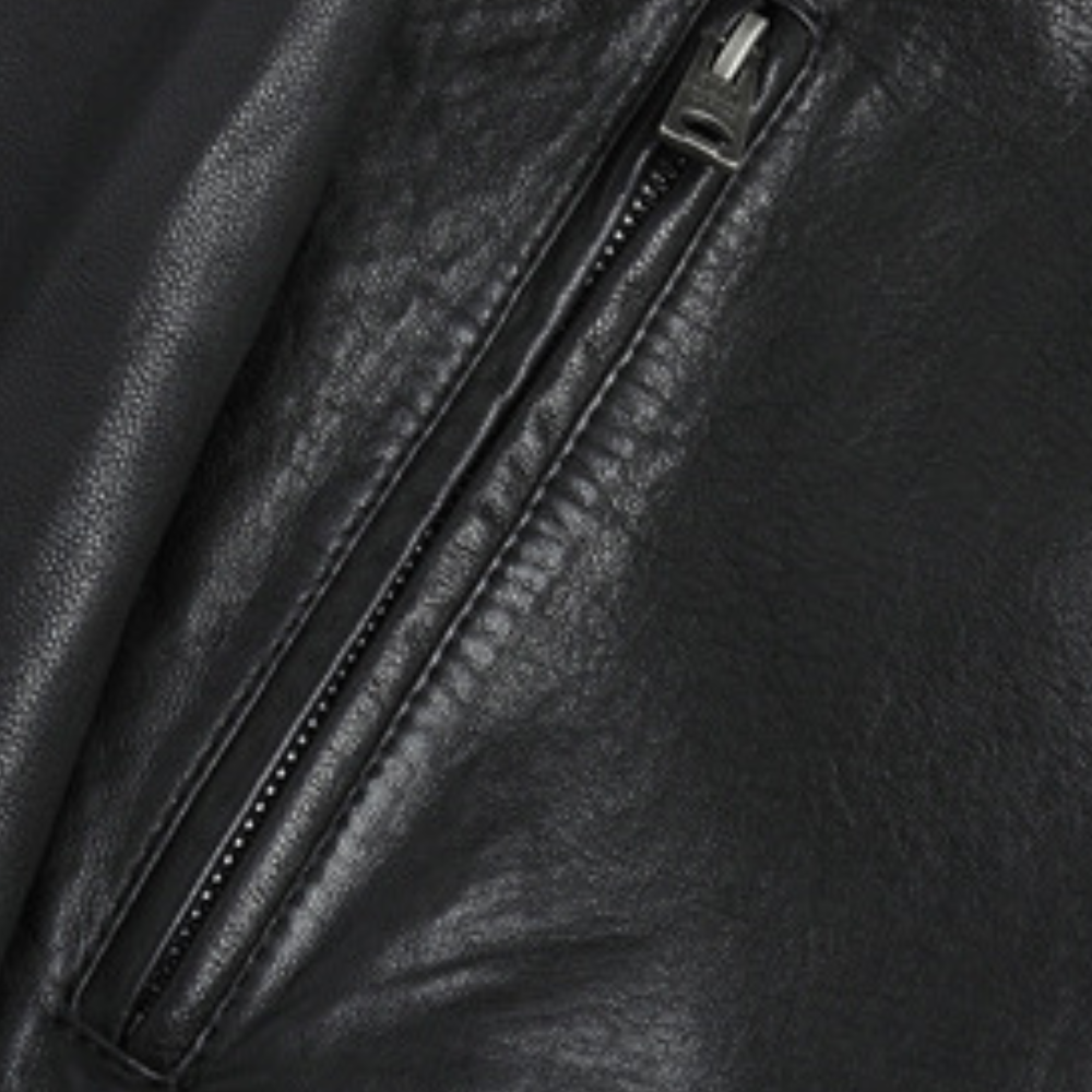Lune London | Synthetic Leather Biker Jacket - Classic Style for Everyday and Leisure