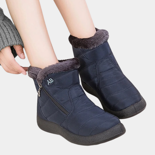 Lune London | Boots - Warm lined, quilted design - Zipper & non-slip sole
