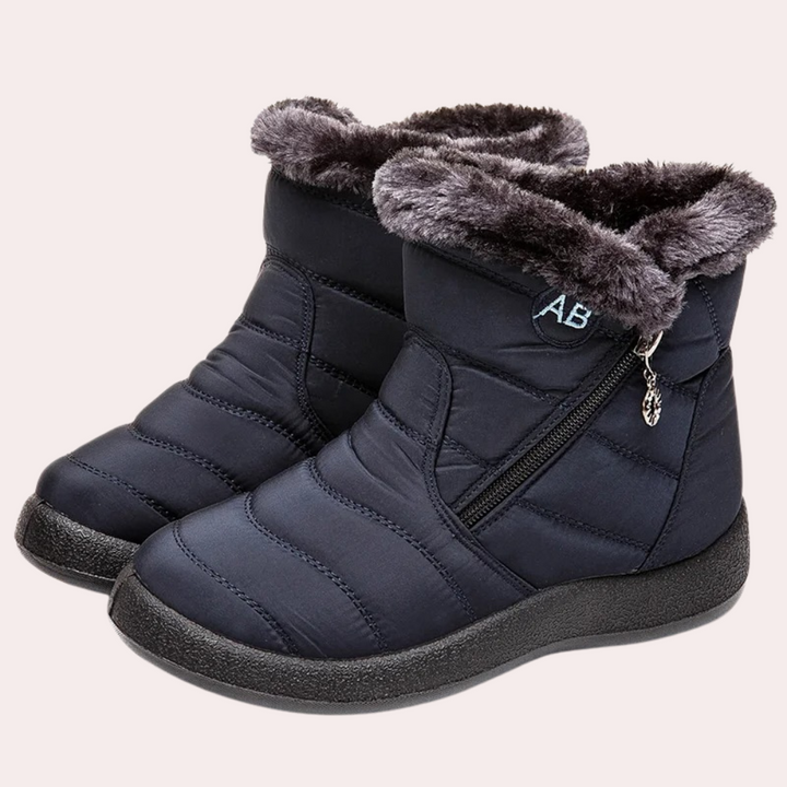 Lune London | Boots - Warm lined, quilted design - Zipper & non-slip sole