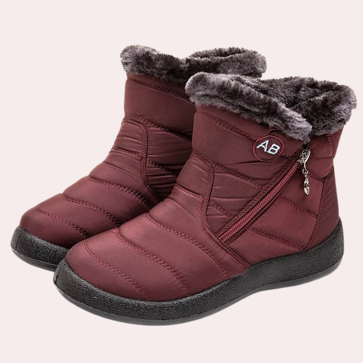 Lune London | Boots - Warm lined, quilted design - Zipper & non-slip sole