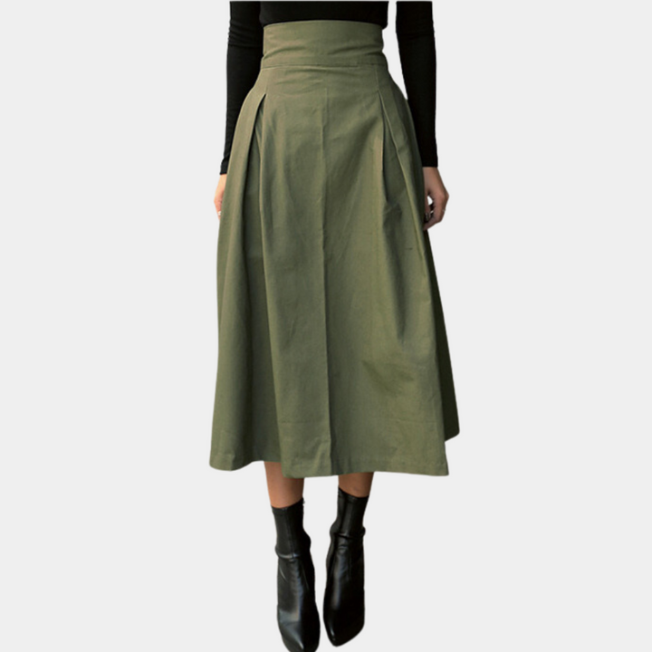 Lune London | Women's Skirt with High Waist and Bow