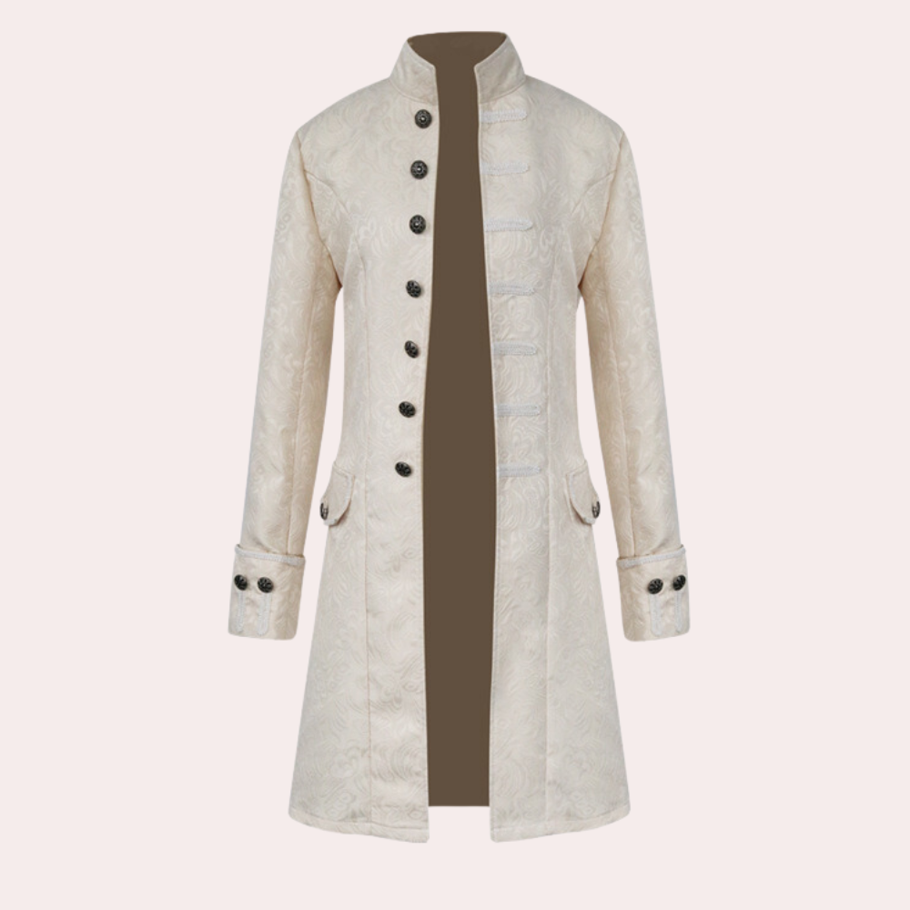 Lune London | Luxurious Long Coat in Vintage Style for Men