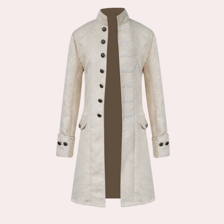 Lune London | Luxurious Long Coat in Vintage Style for Men