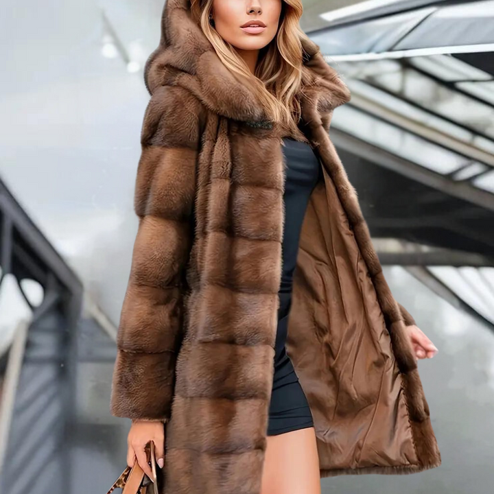 Lune London | Warm and Soft Winter Hooded Jacket for Women