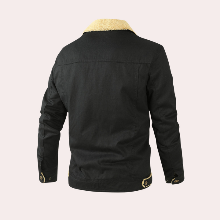 Lune London | Vintage Style Winter Bomber Jacket - Warm Lined for Leisure and Everyday