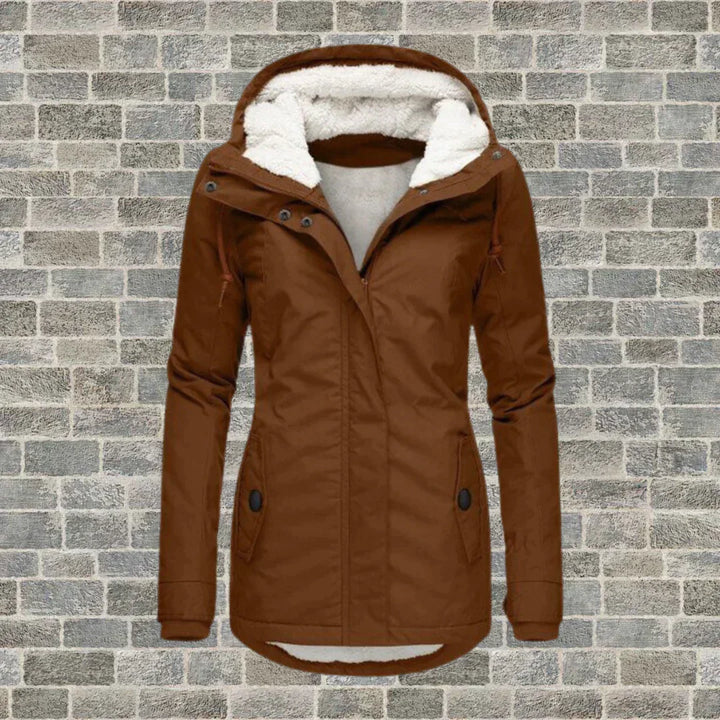 Lune London | Pleated Cotton Coat with Hood