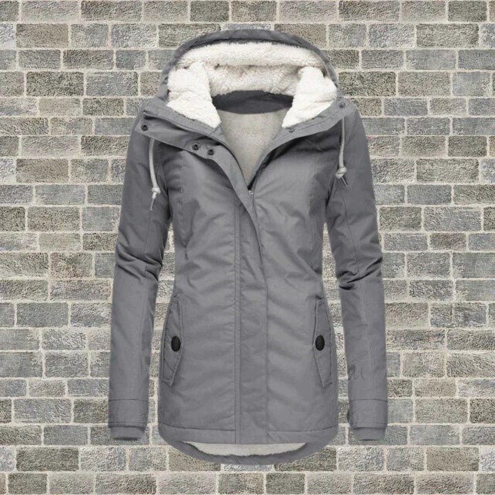 Lune London | Pleated cotton coat with hood