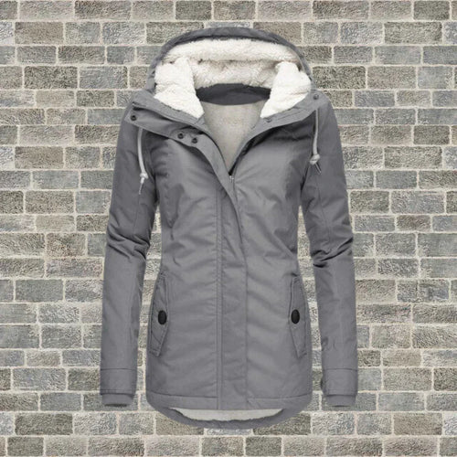 Lune London | Pleated cotton coat with hood
