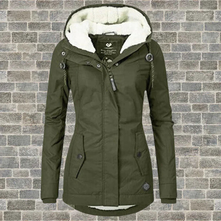 Lune London | Fashionable coat with hood for winter and autumn