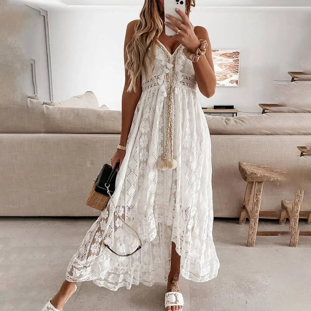 Lune London | Summer Maxi Dress In Boho Style