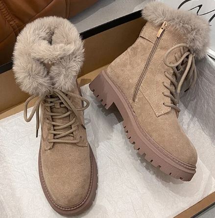 Lune London | Non-Slip Warm Snow Boots with Zipper