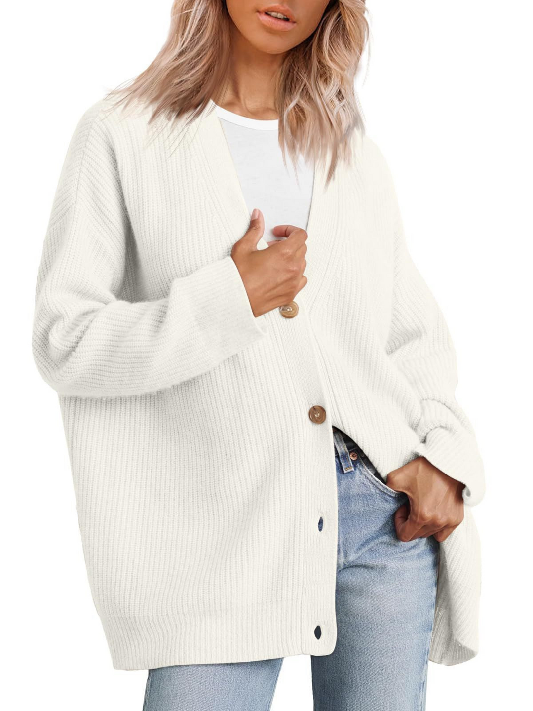 Lune London | Cardigan for Women, Oversized - Light Fit