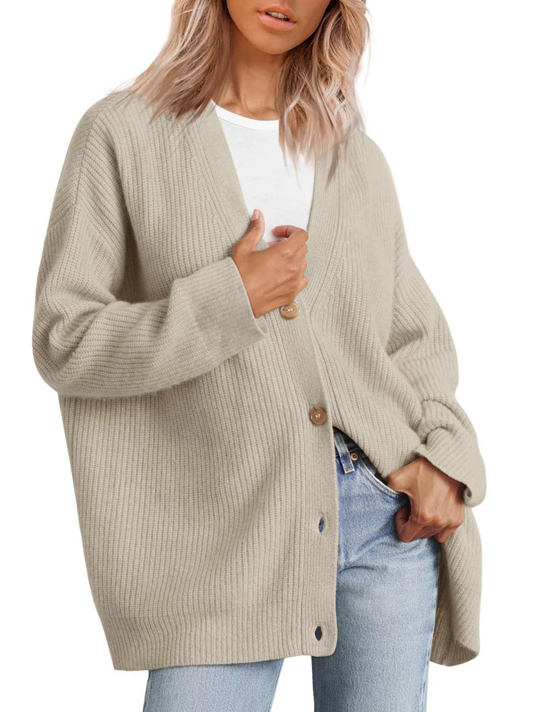 Lune London | Cardigan for Women, Oversized - Light Fit