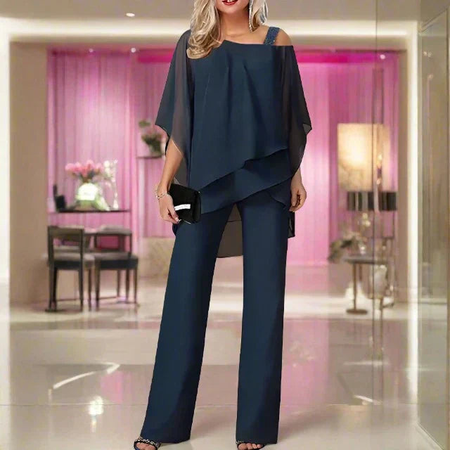 Lune London | Luxury Chiffon Set for Elegant Evenings