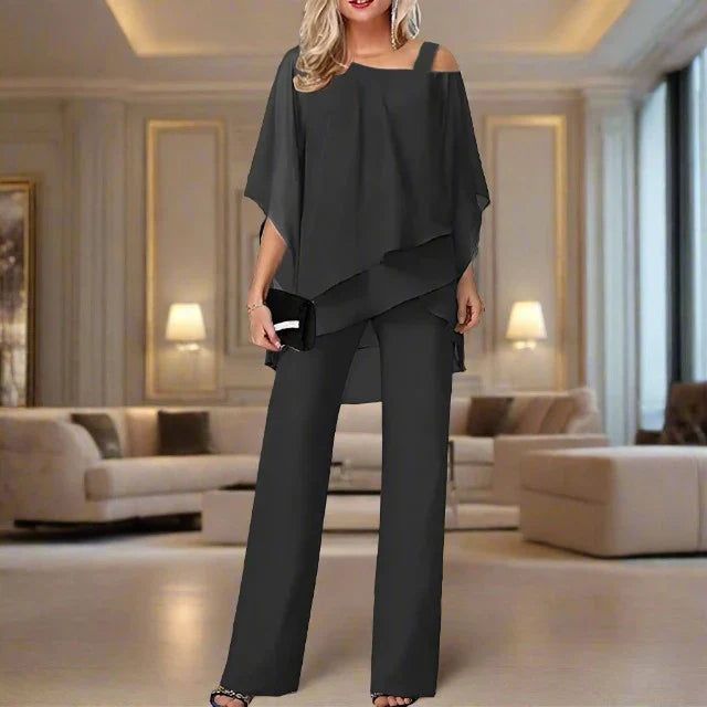 Lune London | Luxury Chiffon Set for Elegant Evenings