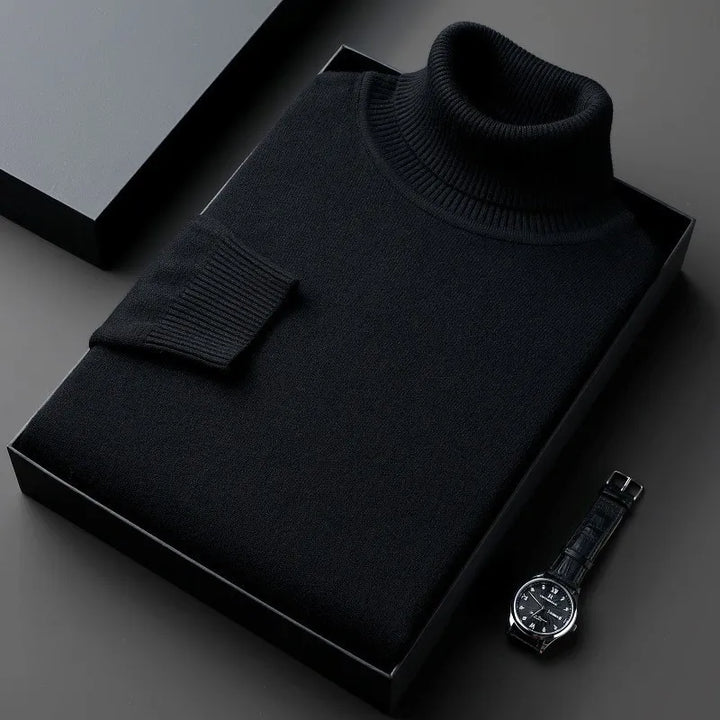 Lune London | Cashmere sweater for men - Roll neck, Classic fit