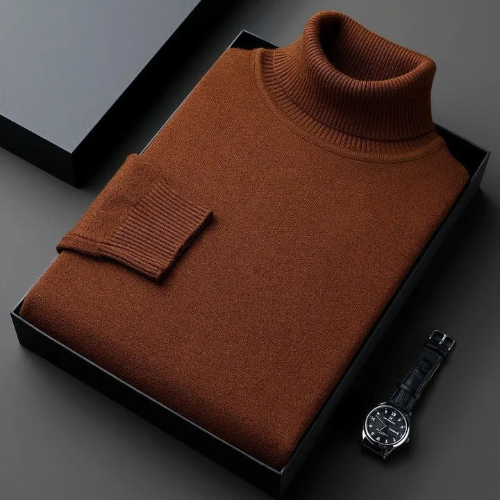 Lune London | Cashmere sweater for men - Roll neck, Classic fit