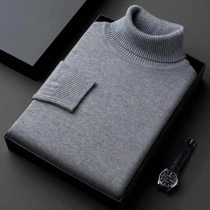 Lune London | Cashmere sweater for men - Roll neck, Classic fit