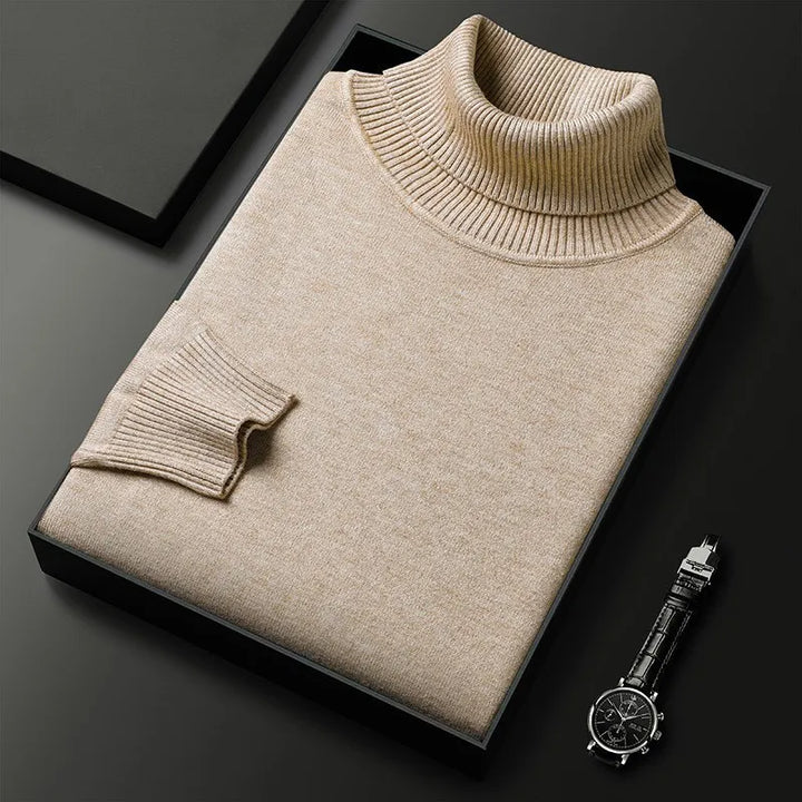 Lune London | Cashmere sweater for men - Roll neck, Classic fit