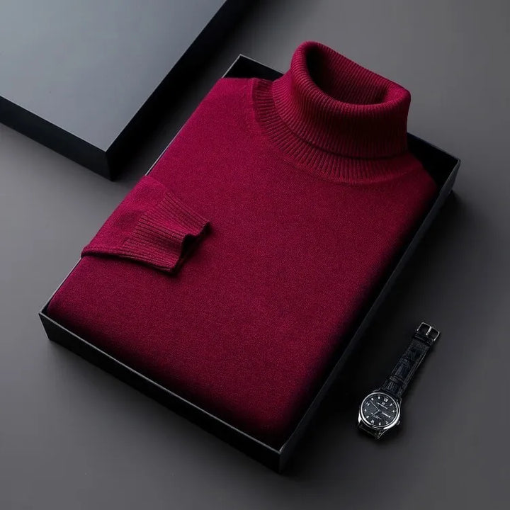 Lune London | Cashmere sweater for men - Roll neck, Classic fit