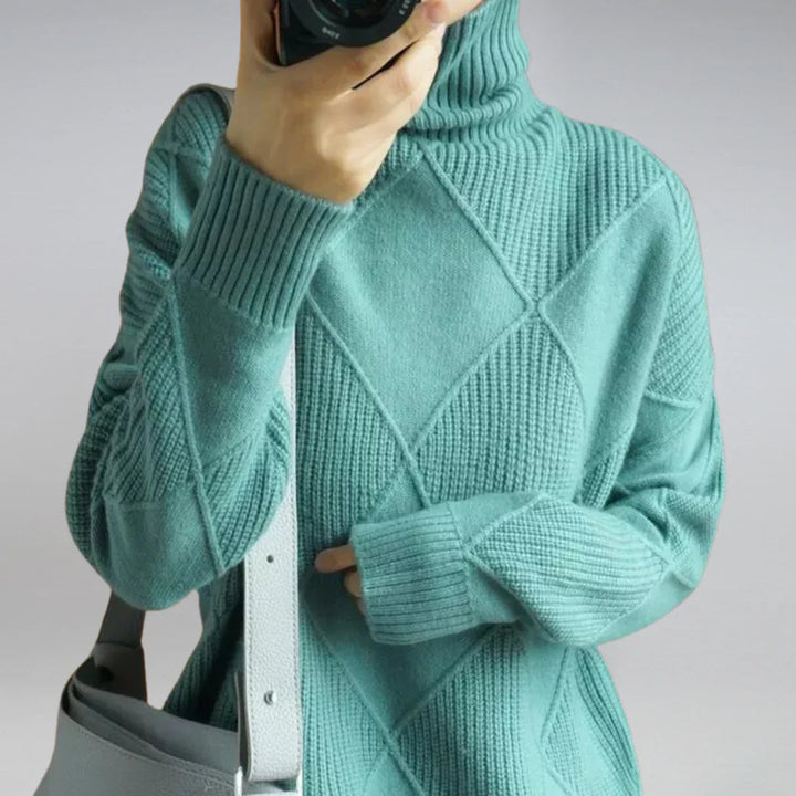 Lune London | Cashmere Roll neck sweater for women - Winter