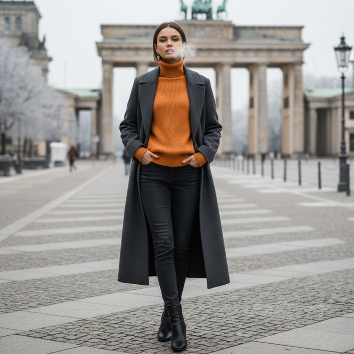 Lune London | Cashmere Roll neck sweater for women - Winter