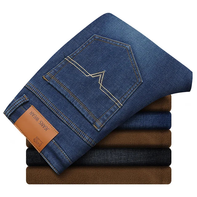 Lune London | LOUIS | Fashionable warmth with FREEZEFRAME DENIM | Winter pants for men with Bulu
