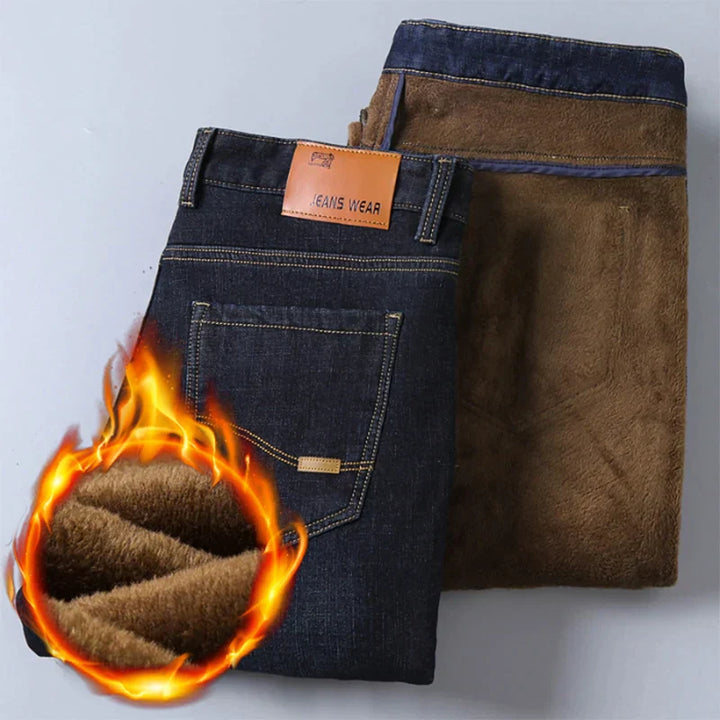 Lune London | LOUIS | Fashionable warmth with FREEZEFRAME DENIM | Winter pants for men with Bulu