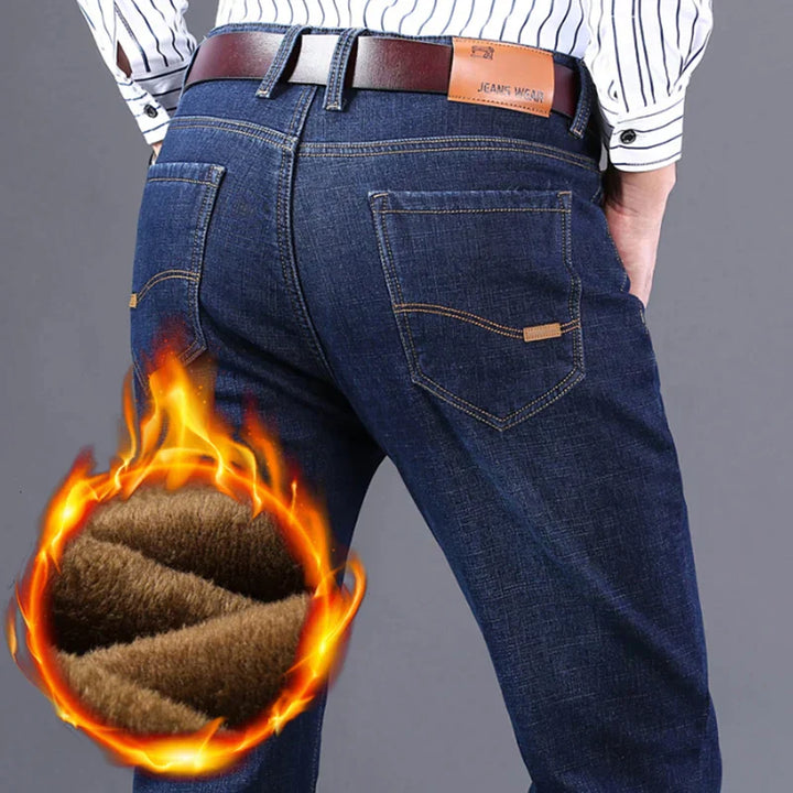 Lune London | LOUIS | Fashionable warmth with FREEZEFRAME DENIM | Winter pants for men with Bulu
