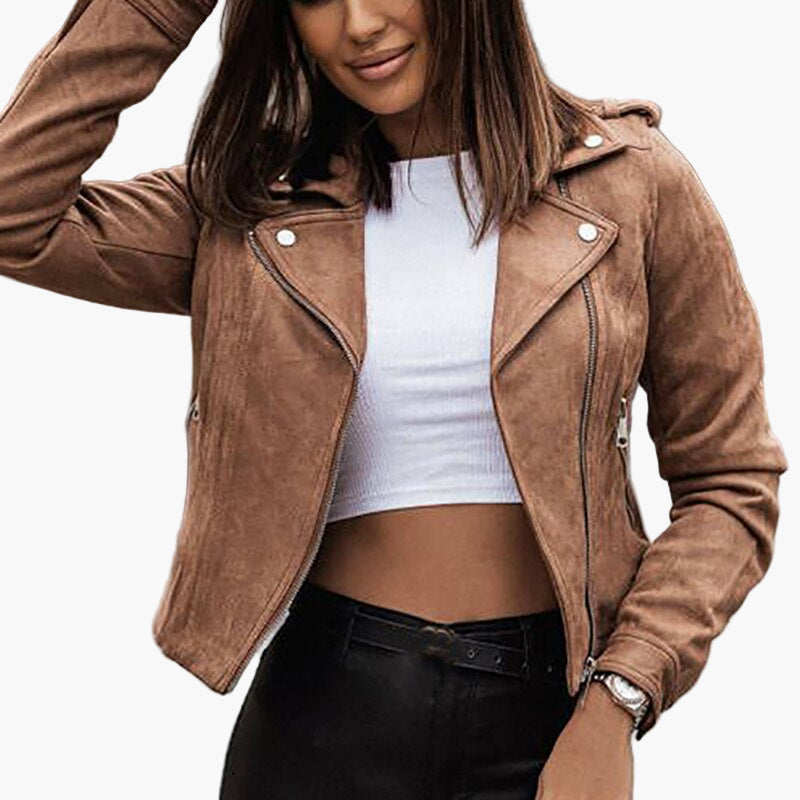 Lune London | Leather jacket - Stylish short coat for everyday life and leisure