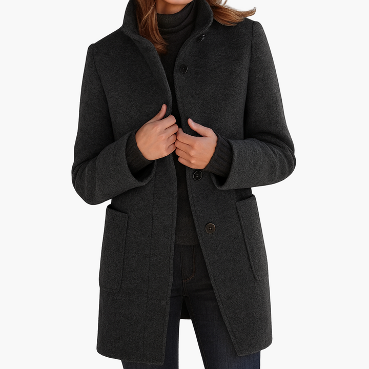 Lune London | Elegant modern short coat transition jacket for everyday and work