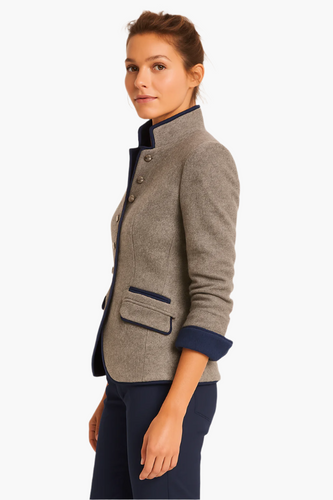 Lune London | Blazer with Stand-Up Collar for Women Winter