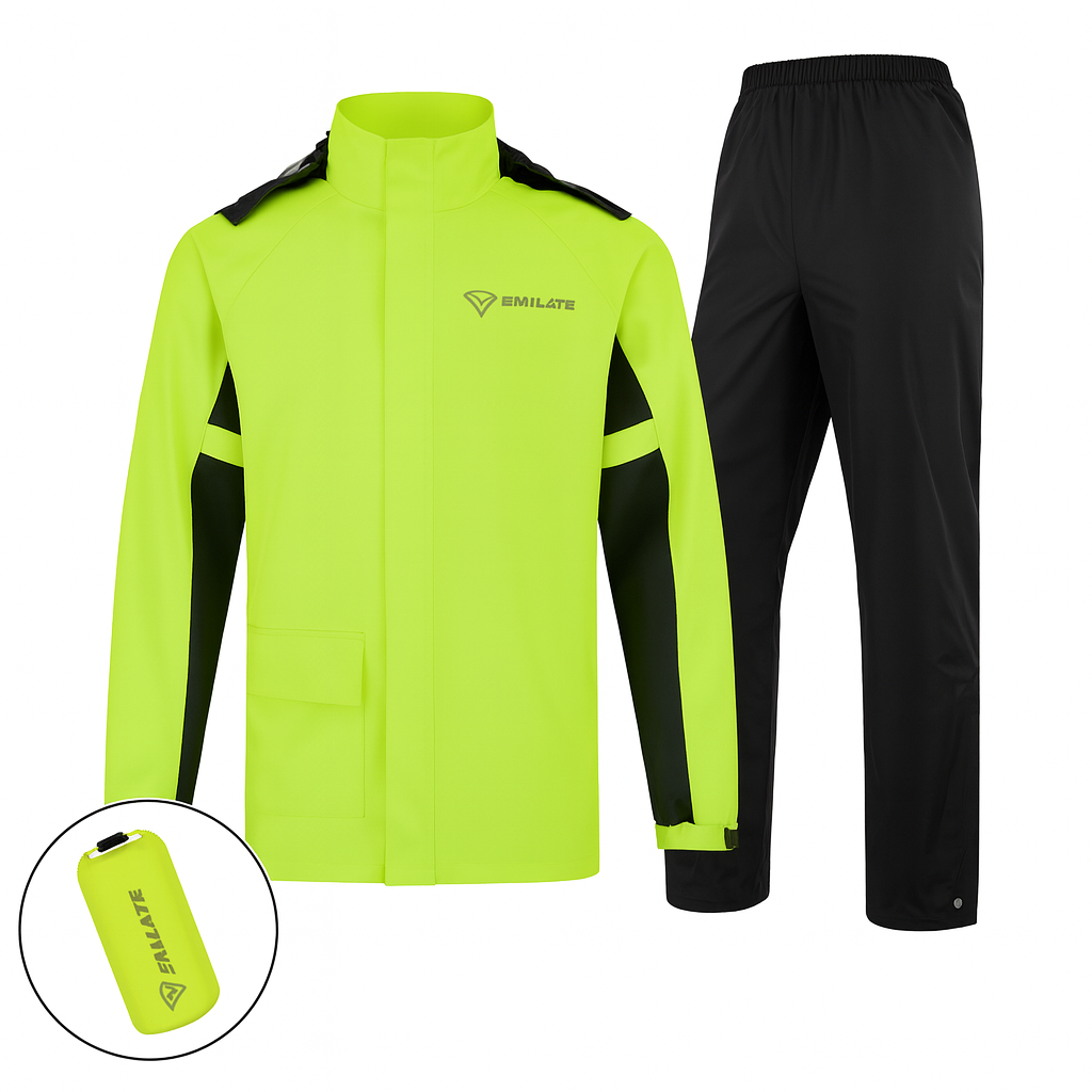 Lune London | Unisex waterproof and breathable motorcycle rain jacket - Lightweight design