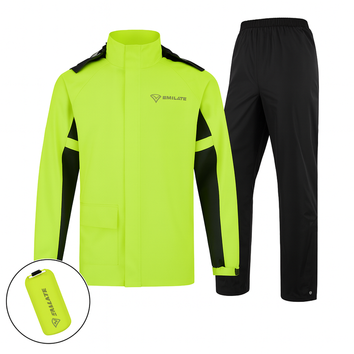 Lune London | Unisex waterproof and breathable motorcycle rain jacket - Lightweight design