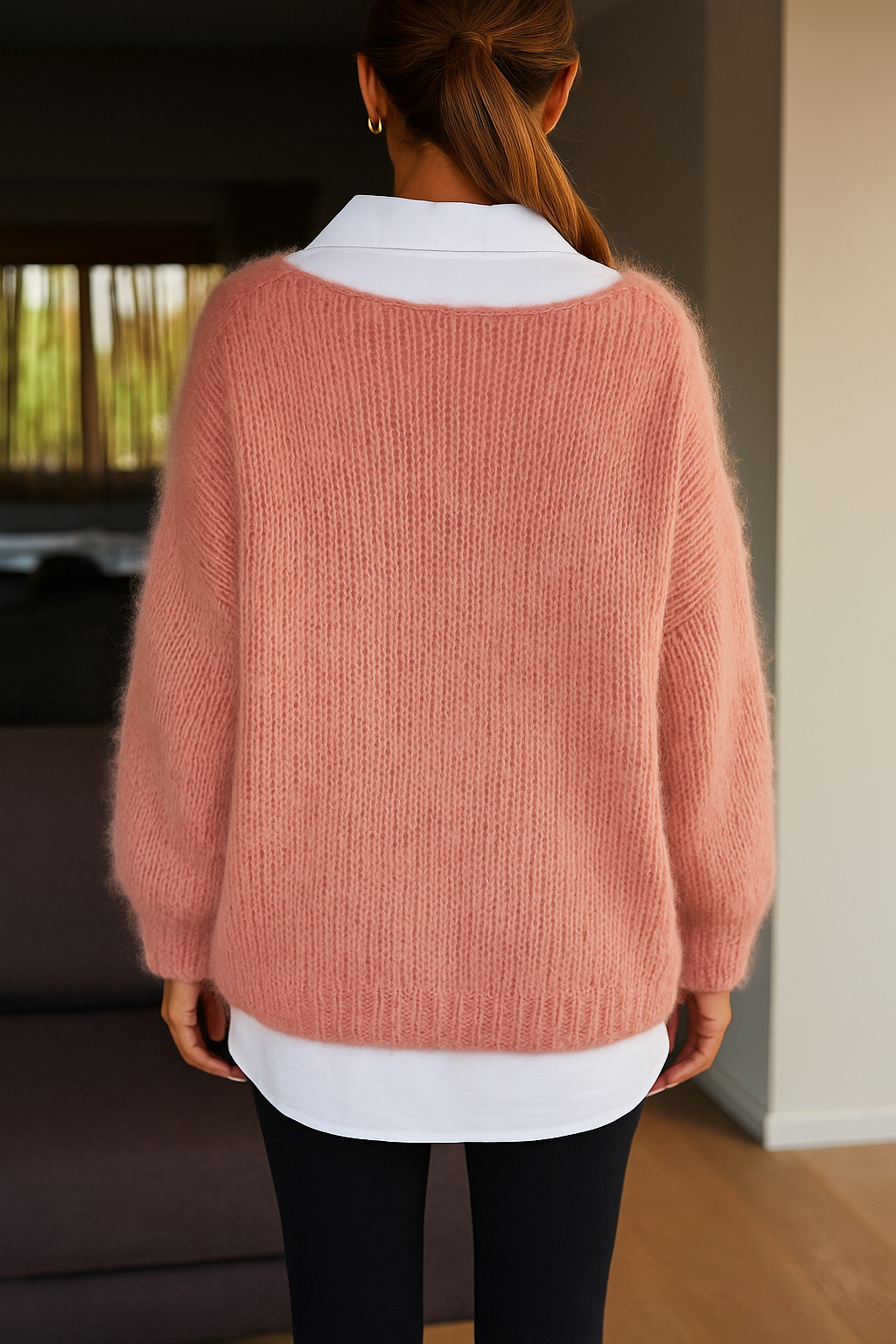 Women’s Oversized Mohair Pullover – Soft & Luxurious | Lune London