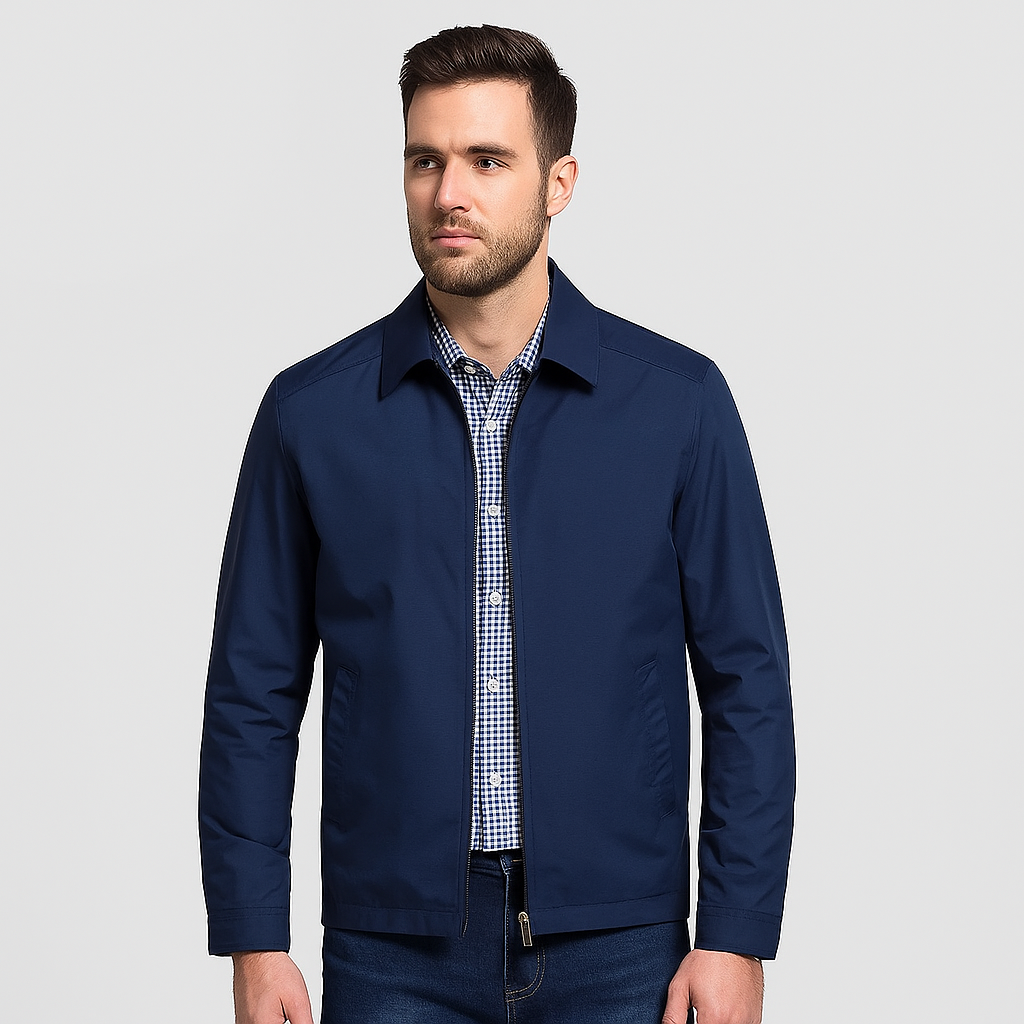 Chic und Stil | Lightweight mid-season men's jacket with a modern design - Perfect for action