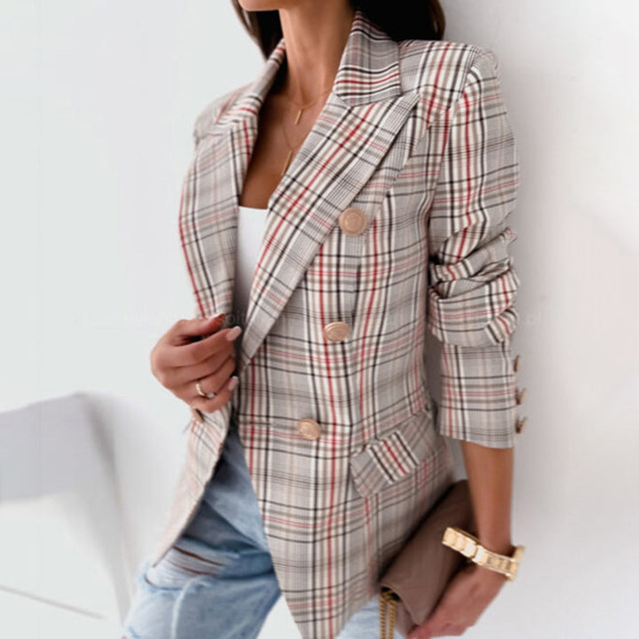 Lune London | Checked Blazer for Women, Tailored Fit - Elegant