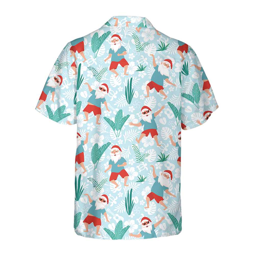Lune London | Merry Santa Dancing Hawaiian Shirt, Funny Santa T-Shirt, Christmas Gift