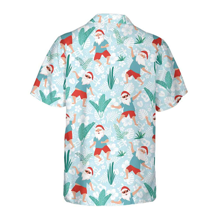 Lune London | Merry Santa Dancing Hawaiian Shirt, Funny Santa T-Shirt, Christmas Gift