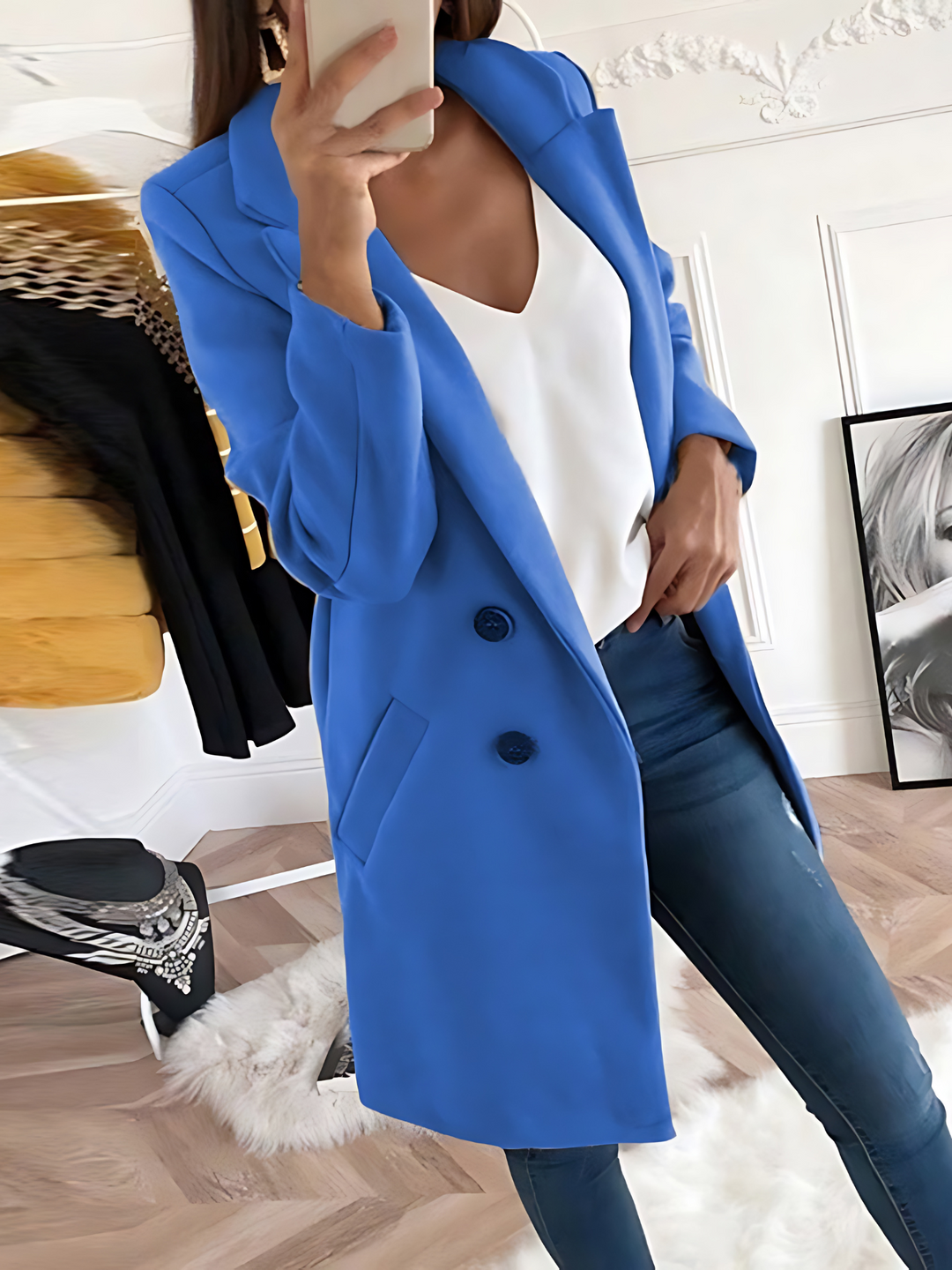 Lune London | Chic Design Coat for Women, Long Sleeve - Winter