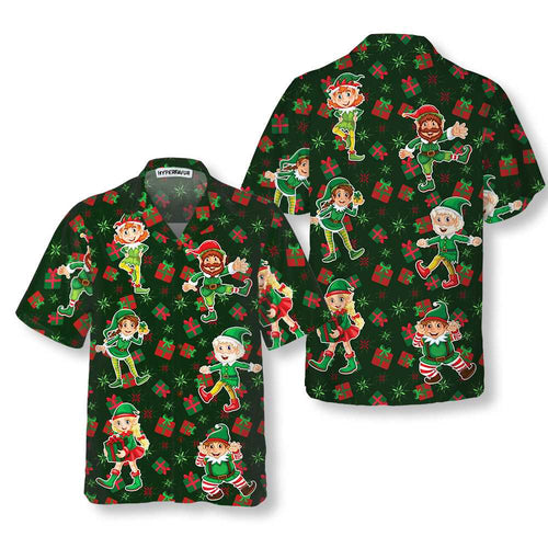 Lune London | Christmas elf Hawaiian shirt, fun Christmas shirt for elf, best Christmas gift idea