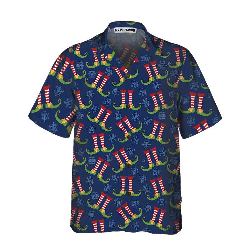 Lune London | Christmas elf Hawaiian shirt, funny Christmas elf shirt, best Christmas gift idea