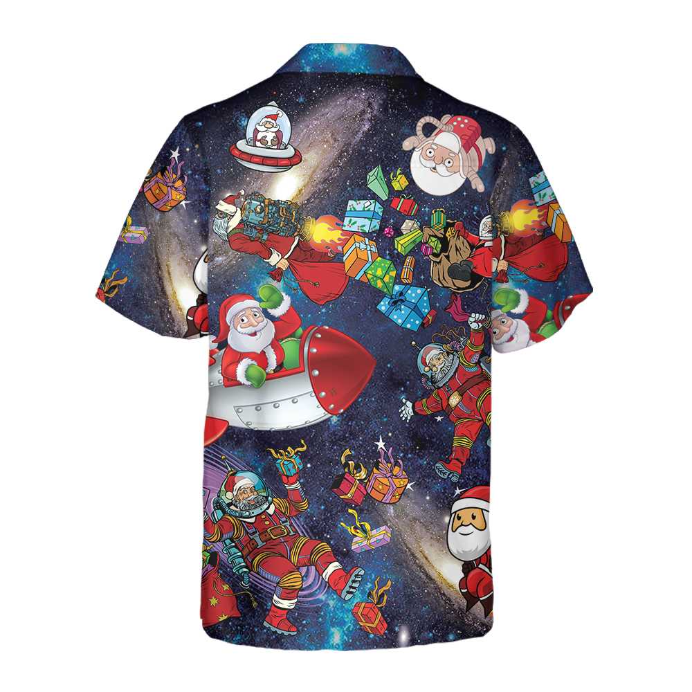 Lune London | Space Christmas Hawaiian Shirt, fun Christmas shirt, best gift for Christmas