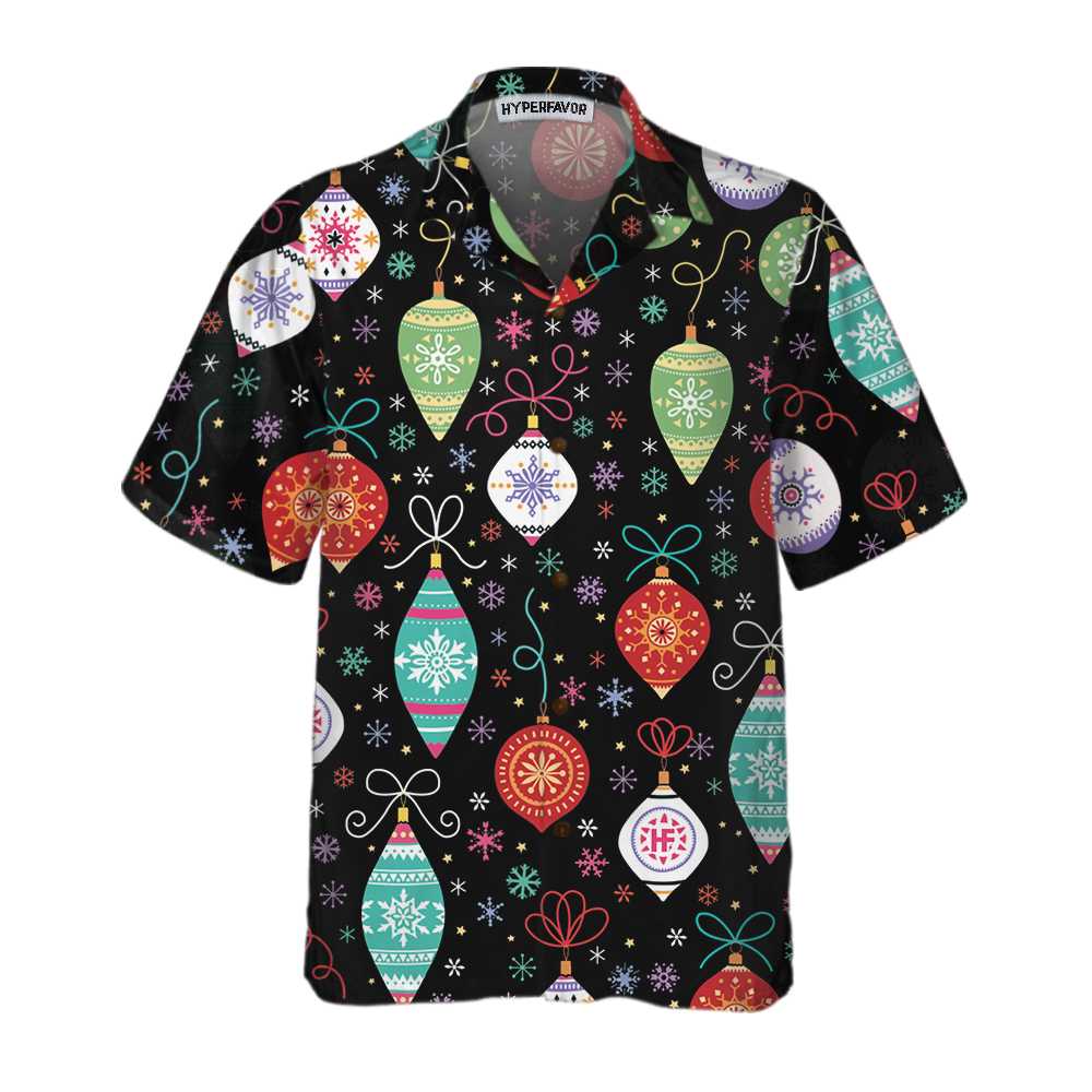 Lune London | Christmas Decoration Hawaiian Shirt, Fun Christmas T-shirt for Men