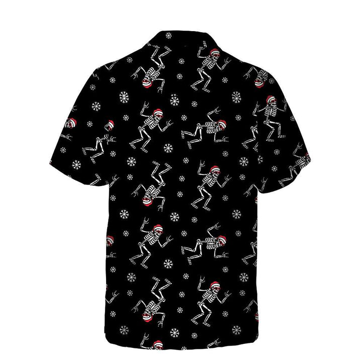 Lune London | Jupe de Noël Chemise hawaïenne, Chemise amusante avec os de Noël