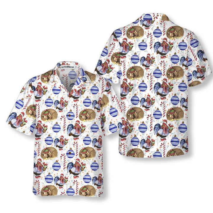 Lune London | Hawaiian t-shirt Christmas winter holiday icon, fun Christmas t-shirt, Christmas gift