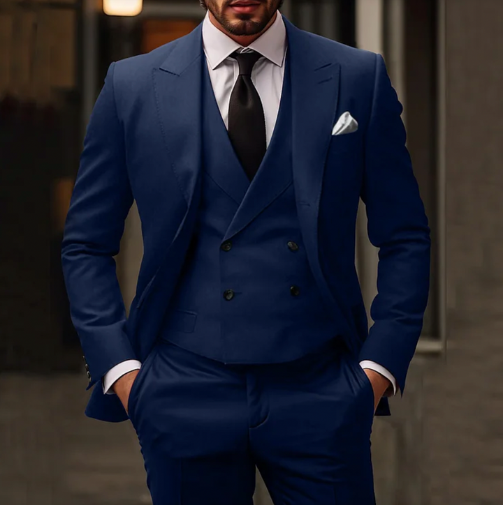 Lune London | Men's Tuxedo 3-Piece Blazer Vest & Trousers