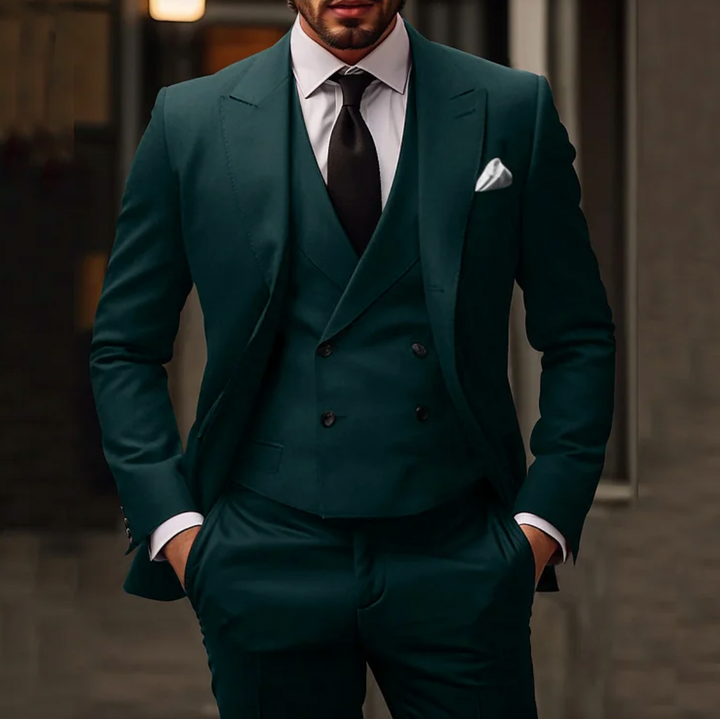 Lune London | Men's Tuxedo 3-Piece Blazer Vest & Trousers