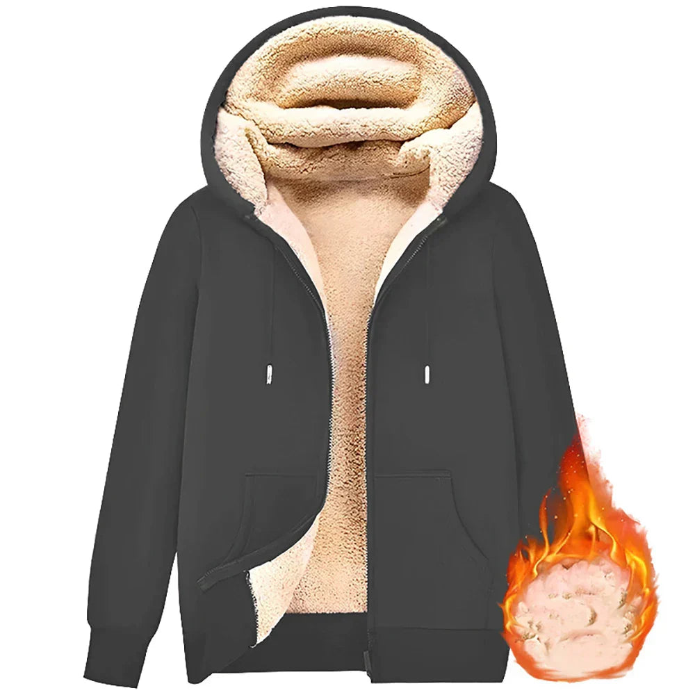 Lune London | Lambswool Hoodie - warmer and softer hoodie with plush lining for winter