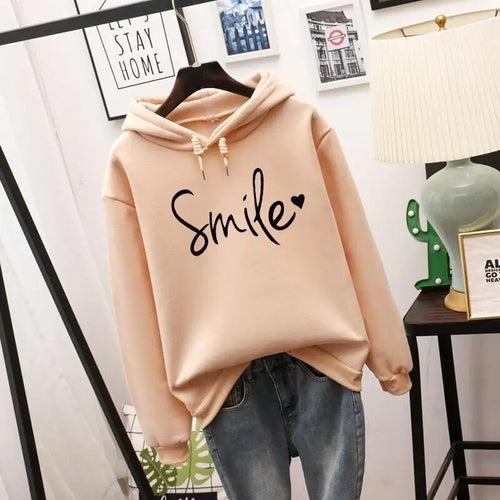 Lune London | Casual Cut Smile Hoodie for Women